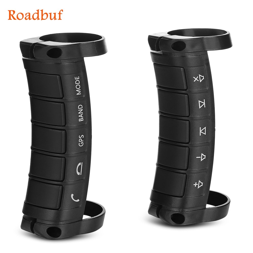Universal Car Steering Wheel Controller Buttons GPS Music Control Portable Hand up Answer Remote Control 2 din Car Kit Styling