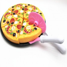 9 Pcs Children Kids Kitchen Pizza Party Fast Food Slices Cutting Pretend Play Food Toy Set  Kitchen Toys 2018 New