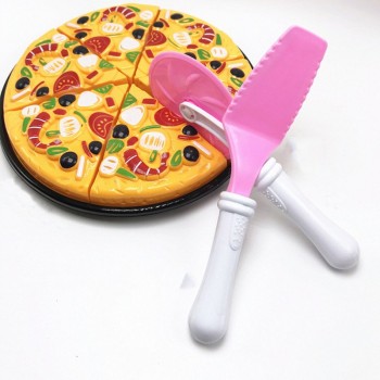 9 Pcs Children Kids Kitchen Pizza Party Fast Food Slices Cutting Pretend Play Food Toy Set  Kitchen Toys 2018 New