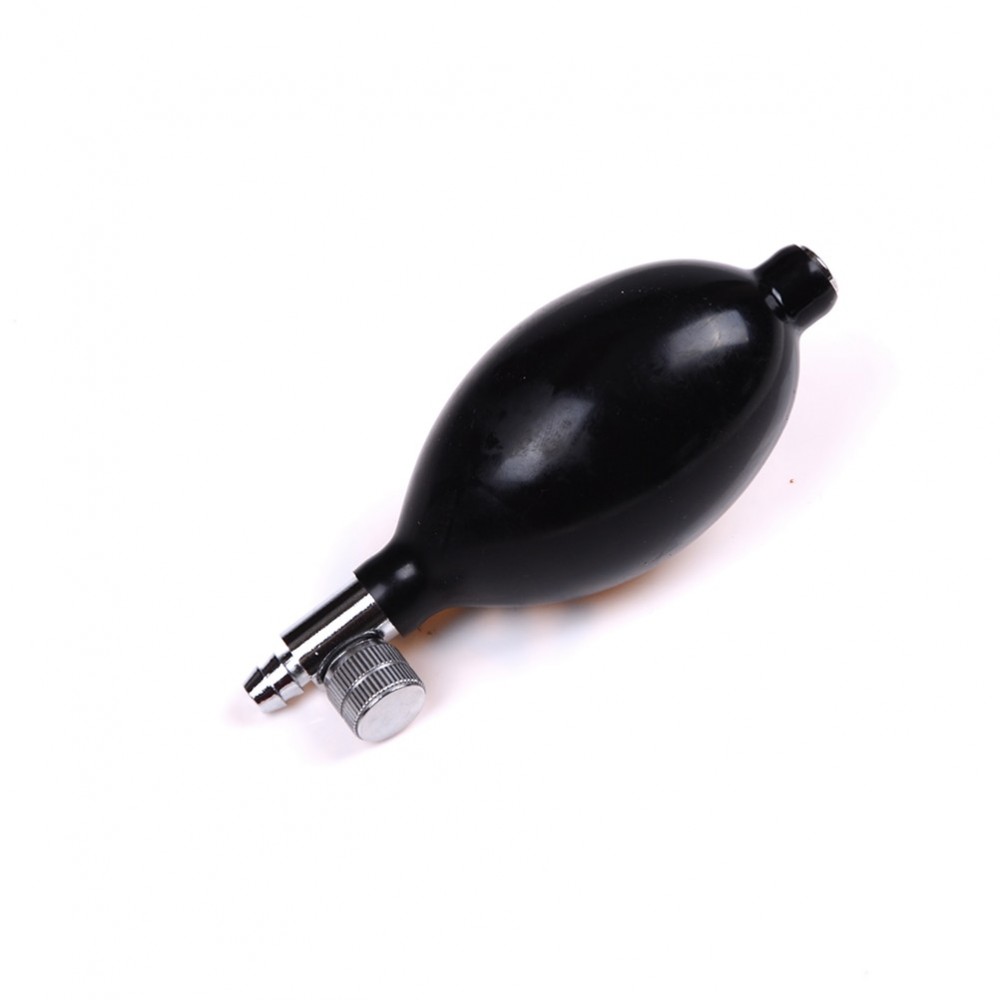1 pcs Black Replacement Manual Inflation Blood Pressure Latex Bulb With Air Release Valve Pretend Play Doctor Toys