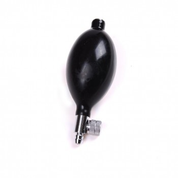 1 pcs Black Replacement Manual Inflation Blood Pressure Latex Bulb With Air Release Valve Pretend Play Doctor Toys