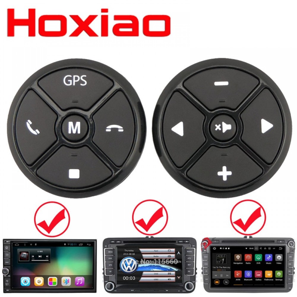 Car Steering Wheel Control Key wireless remote control Applicable to any brand car navigation DVD Steering wheel button remote