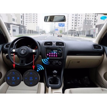 Car steering wheel remote controller Control car radio via wireless Bluetooth connection Android 2 din player Universal