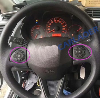 Car steering wheel remote controller Control car radio via wireless Bluetooth connection Android 2 din player Universal