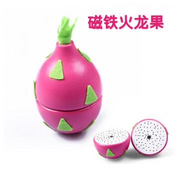 Mother garden Wooden Pretend Play Kitchen Toys Wooden Cutting Fruit Vegetable Toys Colorful Educational Food Toys for Kids girls