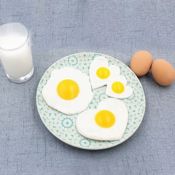 Dollhouse Omelette Food Reusable Play Pretend Cooking Kitchen Toys Kid Toy Doll House Decoration Children Toy Doll Accessories