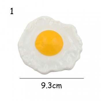 Dollhouse Omelette Food Reusable Play Pretend Cooking Kitchen Toys Kid Toy Doll House Decoration Children Toy Doll Accessories