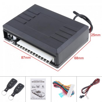 Universal 12V Car Auto Remote Central Kit Door Lock Locking Keyless Entry System with Remote Control Car Alarm System