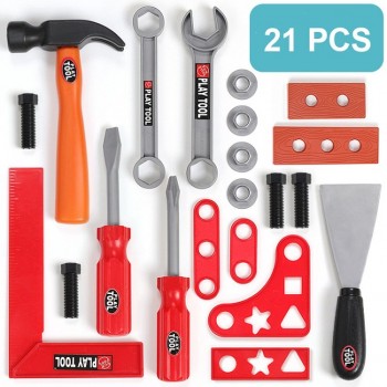 Childrens Toolbox Set Simulation Repair Tools Ax Carpentry Drill Screwdriver Repair Kit House play Puzzle Boys Toy Set for kids