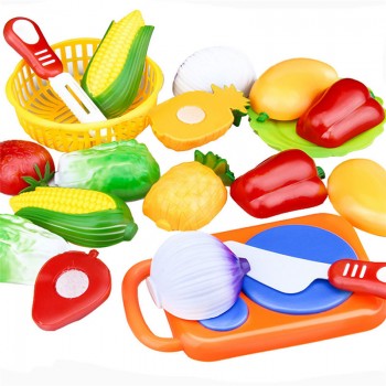 Hot 12PC Cutting Fruit Vegetable Food Pretend Play Toy For Children Kid Educational kids Kitchen Levert Dropship O107