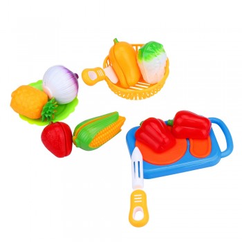 Hot 12PC Cutting Fruit Vegetable Food Pretend Play Toy For Children Kid Educational kids Kitchen Levert Dropship O107