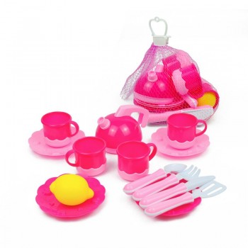 Children play house play set simulation tableware kettle cup fruit and vegetable puzzle early education toys