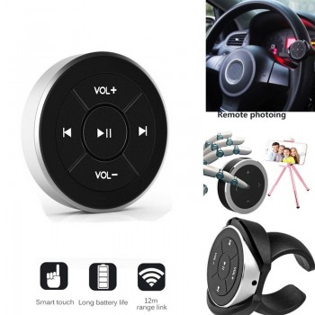 bluetooth Media Audio Music Play Remote Control Button Car Steering Wheel Mount