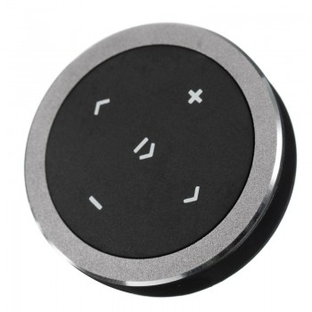 bluetooth Media Audio Music Play Remote Control Button Car Steering Wheel Mount