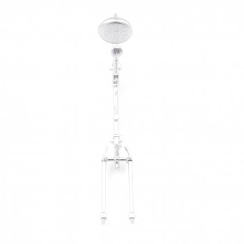 1pcs Dollhouse Bathroom Miniature Faucet Plastic 1:12 Bathroom Bath Shower Faucet Mini Bathroom Bath Shower Model