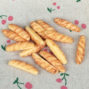 Creative Kawaii Kids Toys 10pcs New Flat Back Resin Cabochon Artificial Miniature Fake Food Bread High Quality