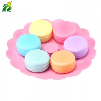 BEI JESS 23PCS Girl Pink Cake Tower Mini Cookie Food Set Plastic Kitchen Toys Kids Pretend Play Birthday Gift