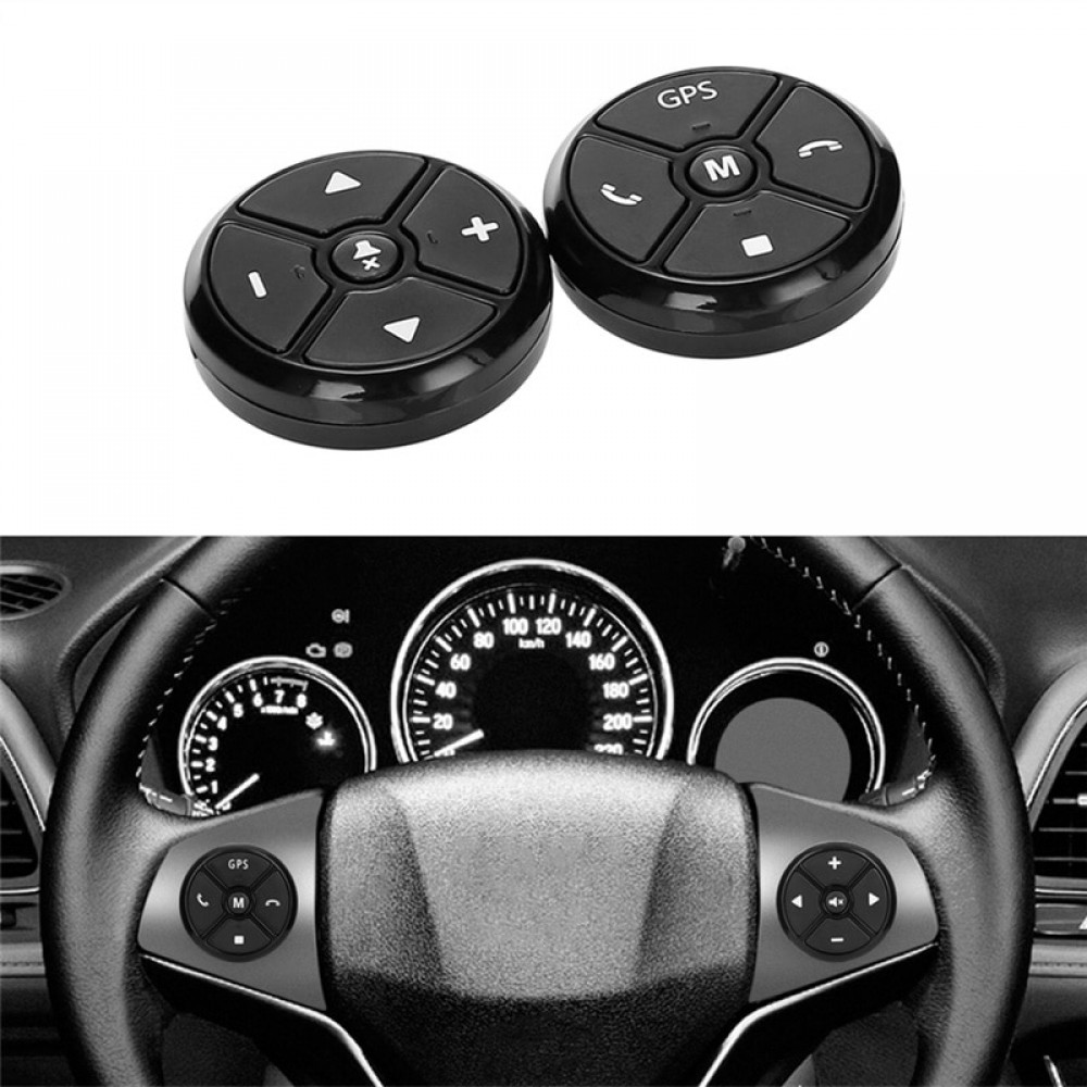 Car Smart Wireless Steering Wheel Controller GPS hang up/answer Universal Multifunction DVD Navigation Button Key Remote Control