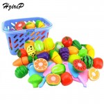 Hot Sale Children Pretend Play Kitchen Toy Set Fruit Safety Plastic Vegetables Kitchen Baby Classic Kids Educational Toys