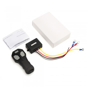 CARCHET DC 12V Winch Wireless Remote Control Winch+Receiver Kit Switch 100FT DC12V for Jeep Car Truck ATV SUV UTV Warn 433MHz