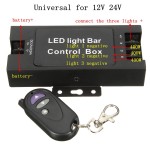12/24V 400W Remote Wireless LED Light Bar Control Box Car Motorcycle Truck Flashing Flash Strobe Controllor