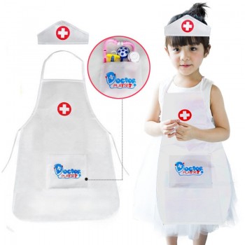 Tronzo 2018 New 1Pcs Pretend Play Doctor Clothing Toys Children Role Play Nurse Doctor Set  Toys For Girls Gift Drop Shipping