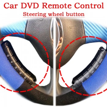 Car steering wheel remote controls use for control 2DIN DVD player universal wireless Bluetooth remote control