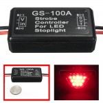 GS-100A Universal Car 12V LED Brake Stop Light Strobe Controller Flash Module Remote Control