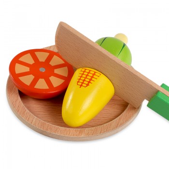 Wooden baby toy Cutting Fruit Vegetable Play miniature Food Kids Wooden baby early education real life cosplay kitchen food toys