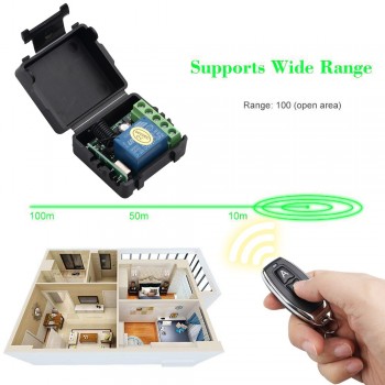 433 Mhz Universal Wireless Remote Control Switch DC 12V 1CH Relay Receiver Module and RF Transmitter Electronic Lock Control