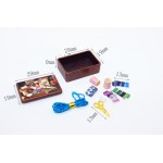wholesale 1:12 dollhouse miniature Mini sewing box Model doll accessories toy for sylvanian families collectible Gift