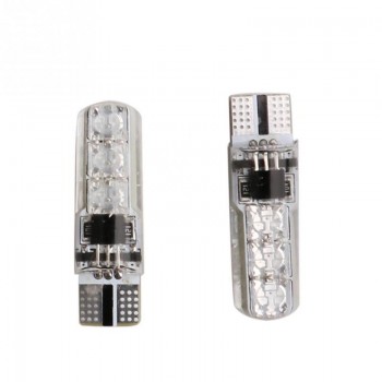 NEW Remote Control T10 5050 Car LED Bulb 6 SMD Multicolor W5W 501 Side Light Bulbs
