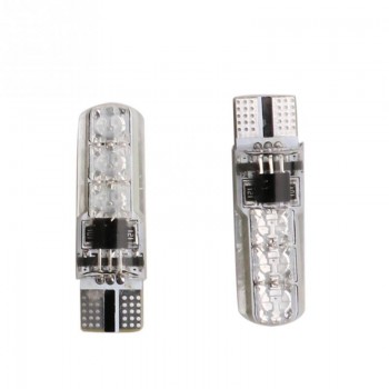 4Pcs T10 W5W LED Car Lights LED Bulbs RGB With Remote Control 194 168 501 Strobe Led Lamp Reading Lights White Red Amber 12V