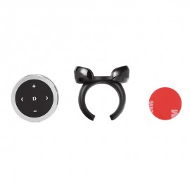 1 PC Car Wireless Bluetooth Media Audio Remote Control Button Steering Wheel Mount