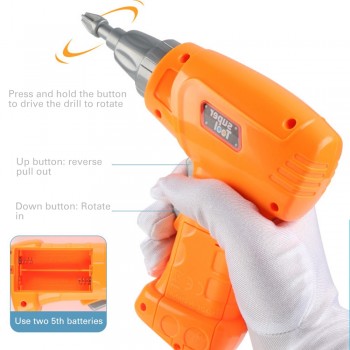 149/193Pcs Boys Toys Kids Drill Toys Electric Drill Screws Puzzle Assembled Mosaic Design Building Toys Creative Educational Toy