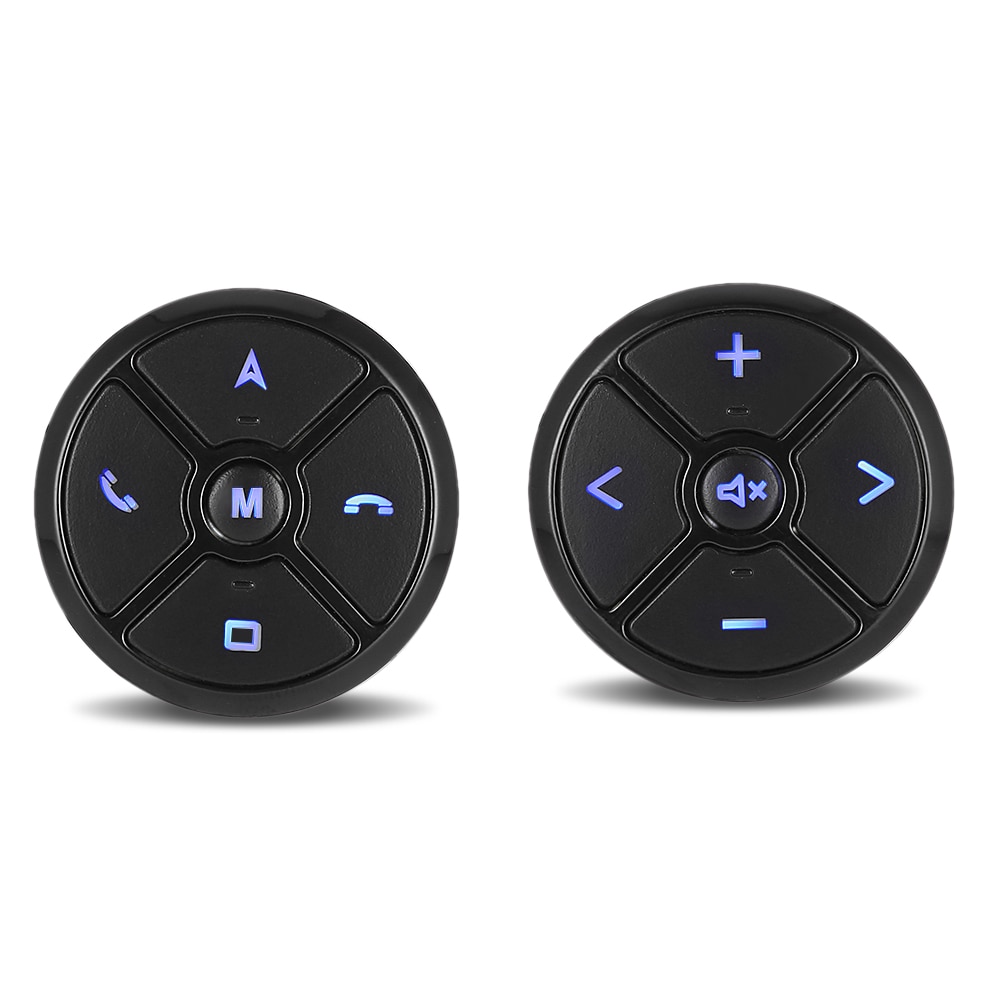 Car Intelligent Steering Wheel Controller Noctilucent GPS Hang Up/Answer/Volume Setting/Music Controlling Function T-3