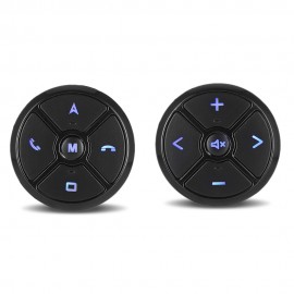 Car Intelligent Steering Wheel Controller Noctilucent GPS Hang Up/Answer/Volume Setting/Music Controlling Function T-3