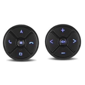 Car Intelligent Steering Wheel Controller Noctilucent GPS Hang Up/Answer/Volume Setting/Music Controlling Function T-3