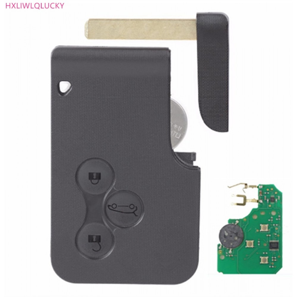 HXLIWLQLUCKY Auto remote key 3 Button 433Mhz 7926ATT pcf7947 Chip  Smart Remote Key For Renault Megane 2 FREE SHIPPING