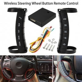 Universal Car Modified Accessories Multi-function Wireless Steering Wheel Controller DVD Navigation Buttons Remote Controller