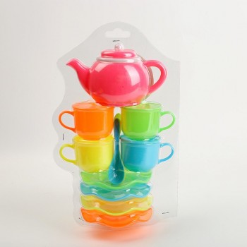 2018 hot childrens puzzle play house toy fashion environmental protection material simulation tea set toy
