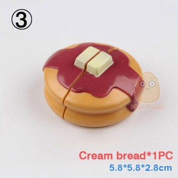 Kids Plastic Food Toy Pretend Play Kitchen Set Miniature Drink Bottles Cake Hamburgers Ice Cream Children Educational Girls Toys