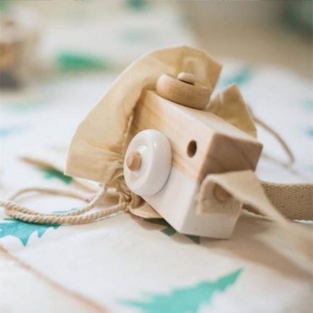 Fashion Baby Wooden Camera Educational Toys Boys Girls Fashion Photography Prop Decoration Accessory Safe Kids Toy Birthday Gift
