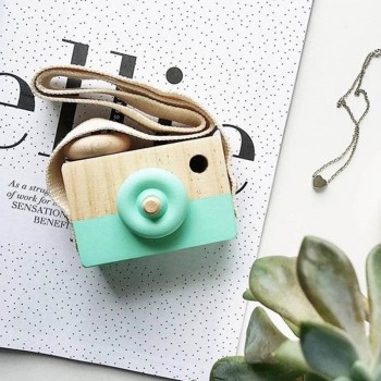 Fashion Baby Wooden Camera Educational Toys Boys Girls Fashion Photography Prop Decoration Accessory Safe Kids Toy Birthday Gift