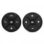 Universal Car Intelligent Multifunctional 4 Keys Steering Wheel Controller 12V GPS Volume Setting Music Controlling for VW BMW