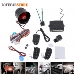 Universal 12V Auto Car Alarm Security System Keyless Entry Central Door Locking System with Remote Control Siren Sensor