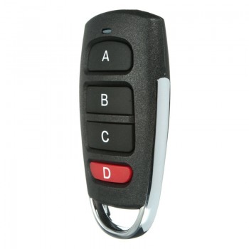 Universal 4 Buttons Cloning 433mhz Electric Garage Door Remote Control Key Fob Common Fixed amp; Learning Code Remote Controls