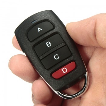 Universal 4 Buttons Cloning 433mhz Electric Garage Door Remote Control Key Fob Common Fixed amp; Learning Code Remote Controls