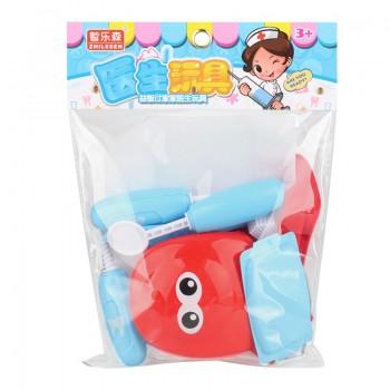 9Pcs Pretend Play Toy Dentist Check Teeth Model Set Medical Kit Educational Role Play Simulation Learing Toys For Children Kids