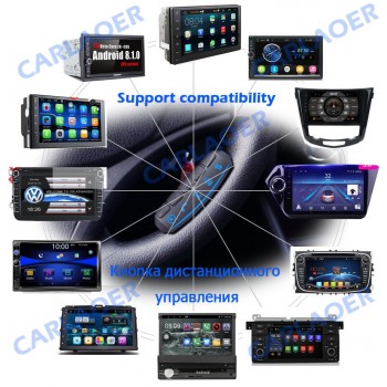Universal Car Steering Wheel Remote Control Buttons use car radio android DVD GPS player Multi-function Wireless Controller